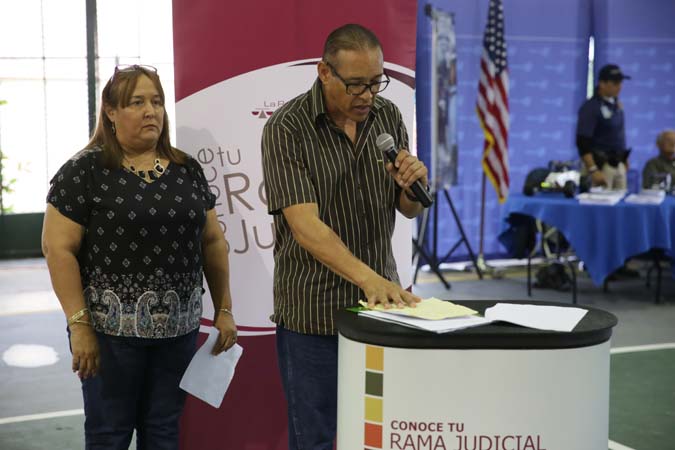 Líderes de la comunidad Espinosa Kuilan agradecieron la iniciativa de la Rama Judicial.