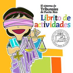 Imagen reducida del librito de actividades El Sistema de Tribunales de Puerto Rico