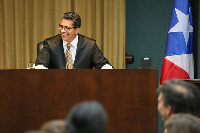 El Juez Asociado, Hon. Luis Estrella Martínez, expresó su alegría por la designación de la Jueza Oronoz Rodríguez como Jueza Presidenta.