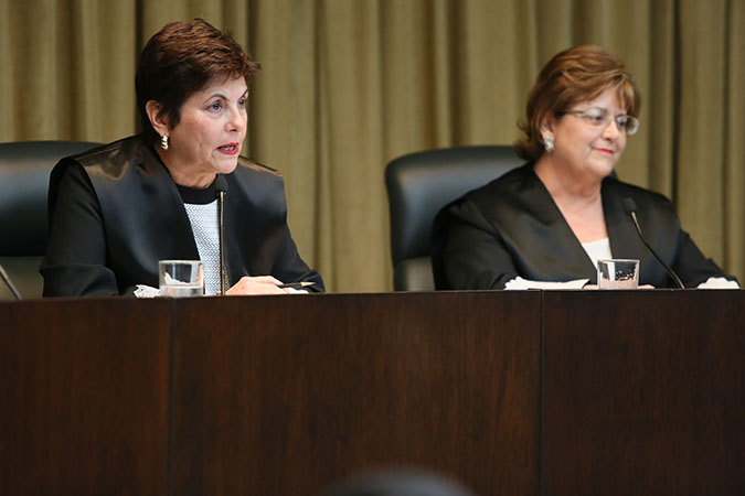 La Juez Asociada, Hon. Anabelle Rodríguez Rodríguez, tuvo a su cargo la apertura de la Sesión y el Saludo Protocolar