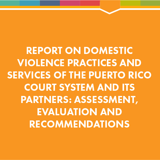 Report on Domestic Violence Practices and Services of the Puerto Rico Court System and its partners: Assessment, Evaluation and Recommendations